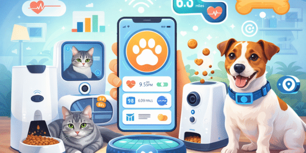 Smart pet care in a tech-savvy home